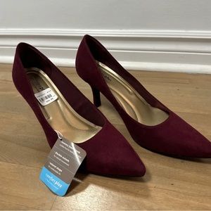 Burgundy Comfort Plus Heel